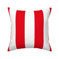 rugby stripe red and white vertical || canada day canadian july 1st