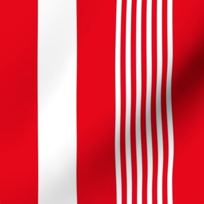 turkish stripes SM vertical red and white || canada day canadian july 1st