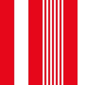 turkish stripes vertical red and white || canada day canadian july 1st