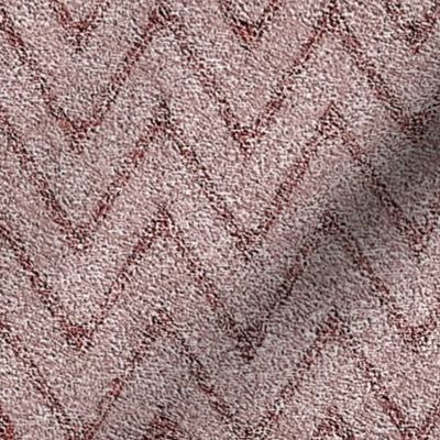 Dusty Pink and Maroon Velvet Chevron 