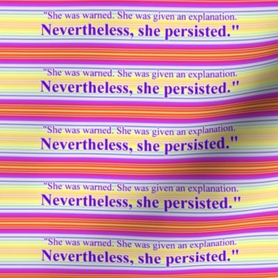 Nevertheless She Persisted Bracelet Swatch