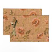 Poppies For Dorothy ~ Autumn Sunset Linen Luxe  