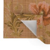 Poppies For Dorothy ~ Autumn Sunset Linen Luxe  