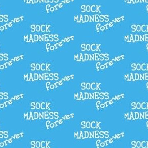 Sock Madness in Blue