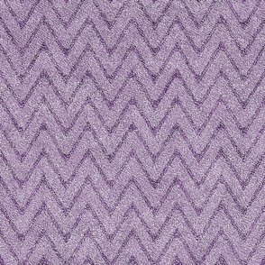 Dusty Lilac and Grape Velvet Chevron