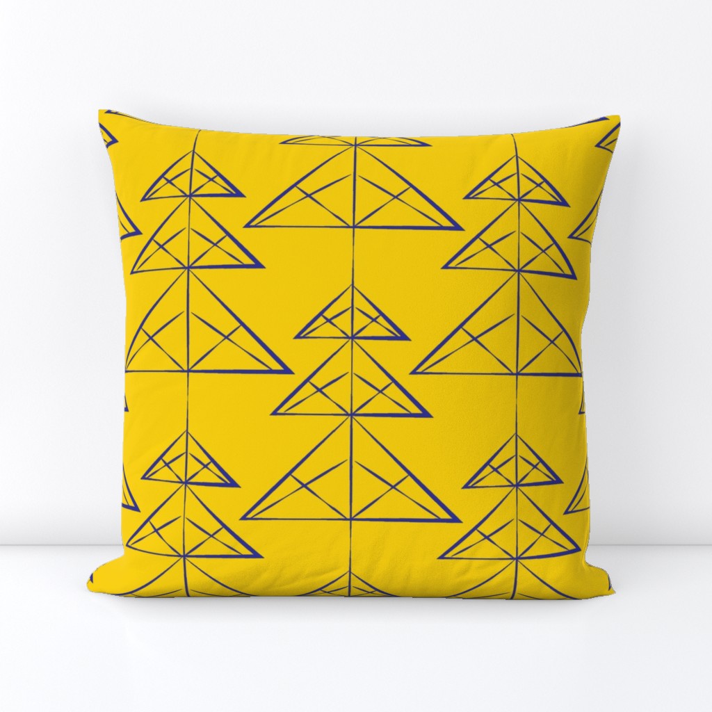 Shibori Yellow Indigo