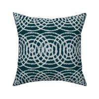 Concentric Targets and Circles Dark Turquoise - Malachite circles 