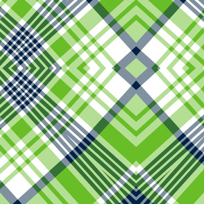 The Navy and the Green: Diamonds in My Plaid