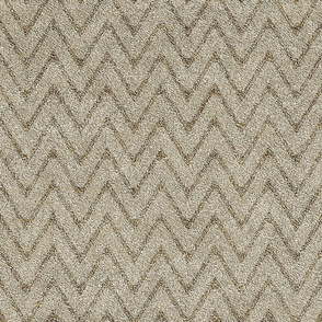 Dusty Sand and Brown Velvet Chevron