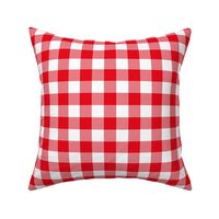 buffalo plaid 1 inch red and white || canada day canadian july 1st