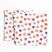 Paper cut Starfish M+M Reds by Friztin