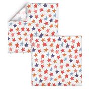 Paper cut Starfish M+M Reds by Friztin