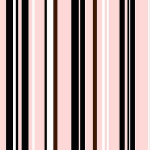 pink black stripes 