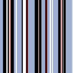 black blue stripes 