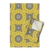 Yellow and Gray Kaleidoscope