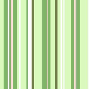 green pink stripes 