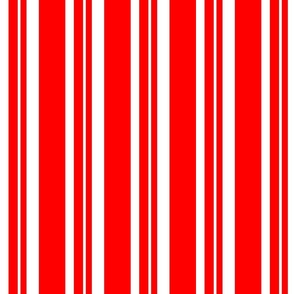 Dapper Vest Stripes Red - Adult