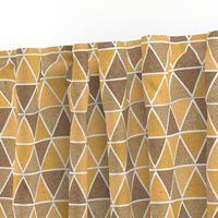 textured triangles - brown