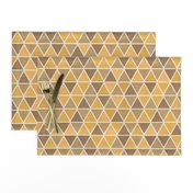 textured triangles - brown