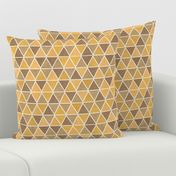 textured triangles - brown