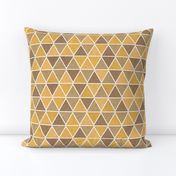 textured triangles - brown