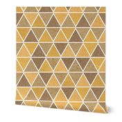 textured triangles - brown