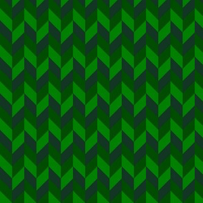 Broken Herringbone Greens 1:1