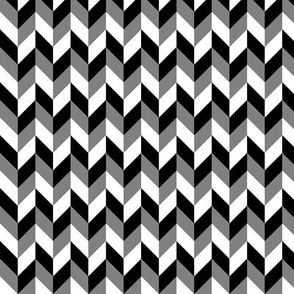 Broken Herringbone Greyscale 1:1