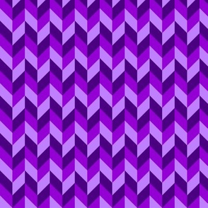 Broken Herringbone Purples 1:1