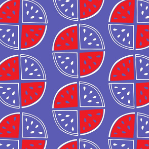 Watermelon pattern_lilac