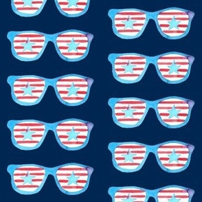 patriotic sunglasses navy