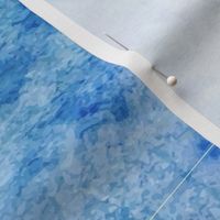 Watercolor Light Blue, Blue, Airy, Clouds Abstract Modern Pattern