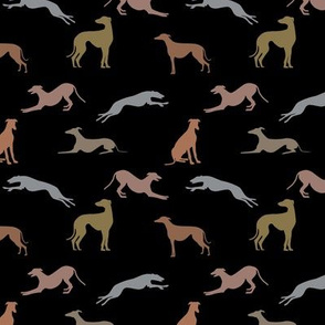 Greyt Greyhound Jumble - Metal Shades on Black