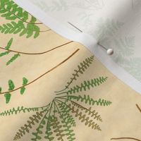 Fern Botanical ~ Parchment  ~ Medium