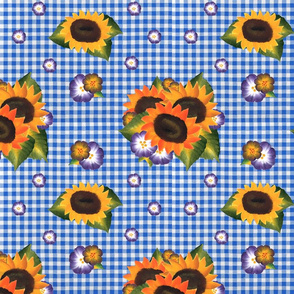 Sunflower Blue Gingham_medium scale