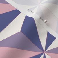 Spaceship Triangle Print - Purple Pink Large