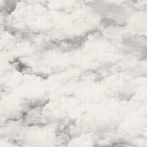 FLUFFY CLOUDS - VINTAGE GRAY
