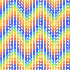 Abstract Rainbow Zigzag 