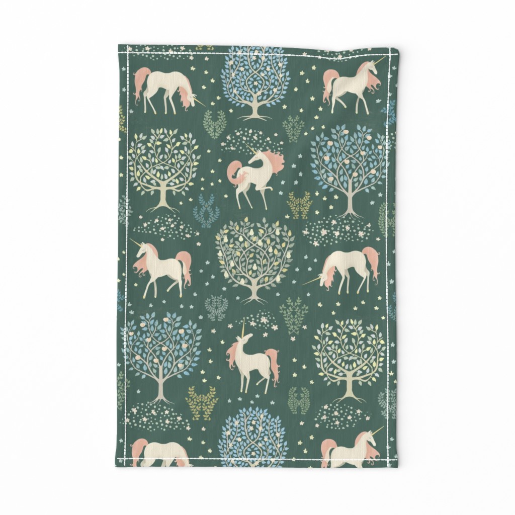 Unicorn Forest in Faded Pine