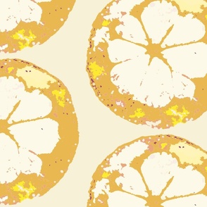 Lemon Print - soft yellow