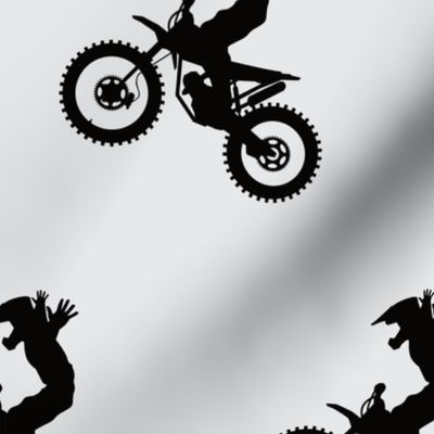 motocross no hands dirt biker