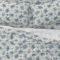 hachure shibori blue