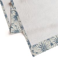 hachure shibori blue