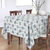 hachure shibori blue