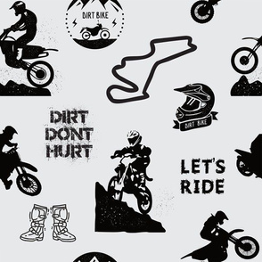 motocross riders dirt dont hurt