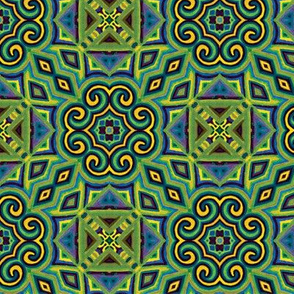 Morning Tile- Green