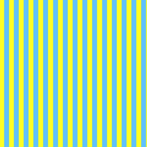 Beach Stripes Yellow and Blue