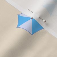 Beach Umbrellas Blue