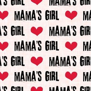 (3/4" scale) Mama's Girl - valentines day fabric - pink - C19BS