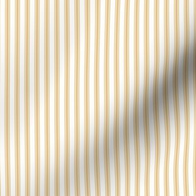 Ticking Stripe in Sunflower